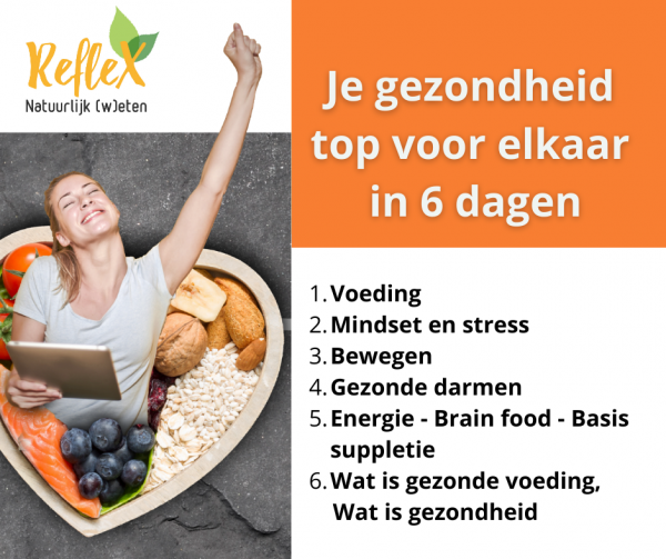 Korte cursus; "Je gezondheid top voor elkaar".