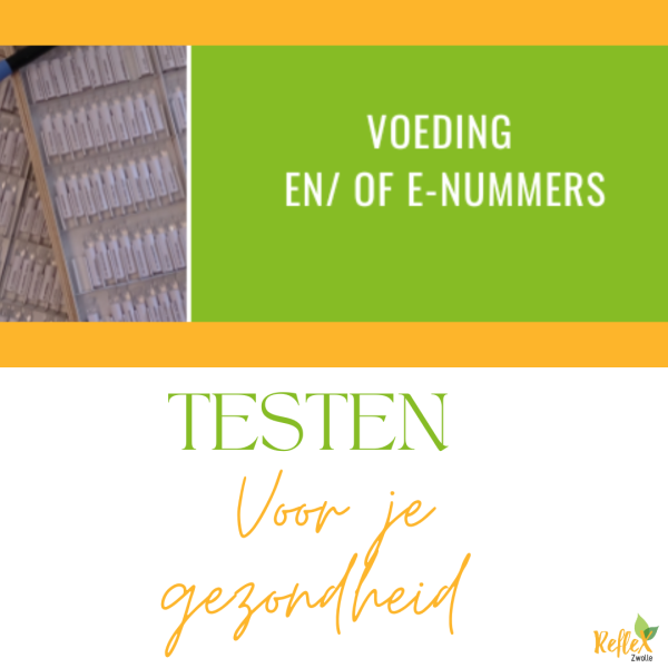 Urinetest voeding en e-nummers allergie- gevoeligheid