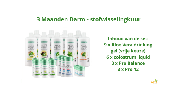 3 Maanden Darm- Stofwisselingkuur