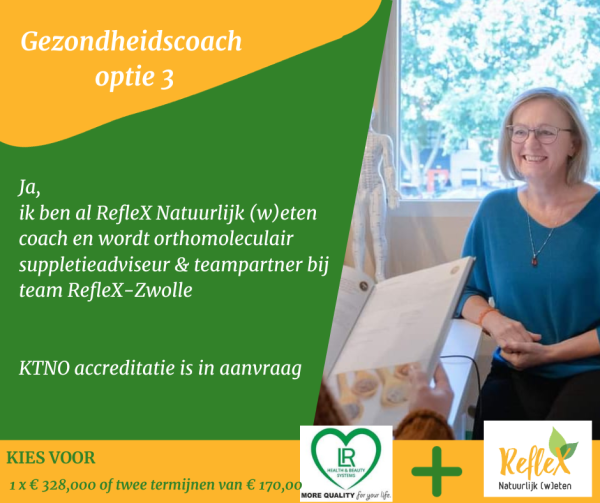 Optie 3: Cursus gezondheidscoach