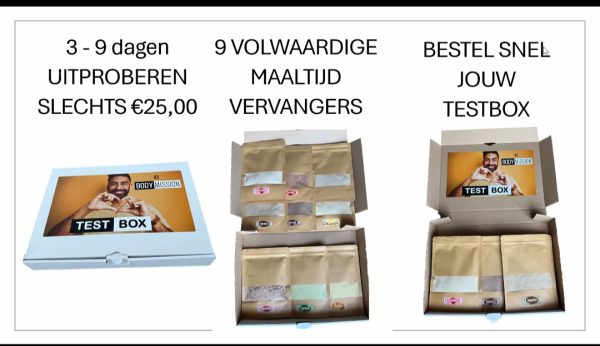 Testbox 9 volwaardige maaltijdvervanger - Afbeelding 3